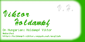 viktor holdampf business card